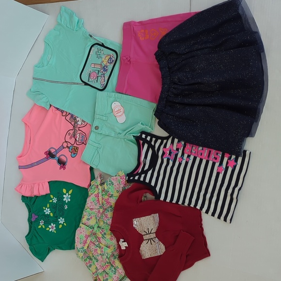 Multiples Brands Other - (9) Bundle of Girls Clothes Size 4/5 and  5/6